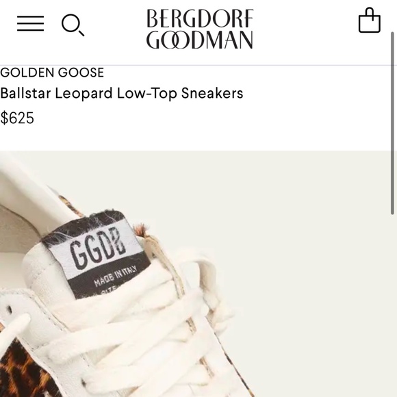 Golden Goose Leopard Print Sneakers with Silver and White Accents - Picture 15 of 15